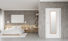 127.5cm x 37cm Overdoor Mirror