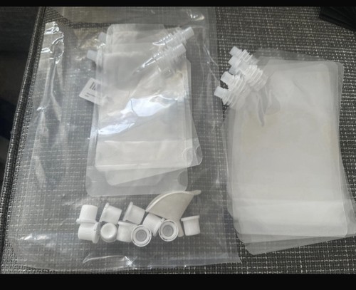 Plastic drink pouch - drink, bag