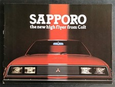 MITSUBISHI COLT SAPPORO Sales Brochure May 1978 #H8563 5/78