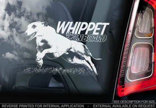 Whippet car window sticker - window,