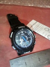NICE OHSEN MENS DIGITAL ANALOGUE SPORTS QUARTZ WATCH,STOPWATCH,BLK STRAP,NEW