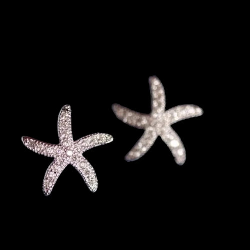 925 silver starfish design - silver,