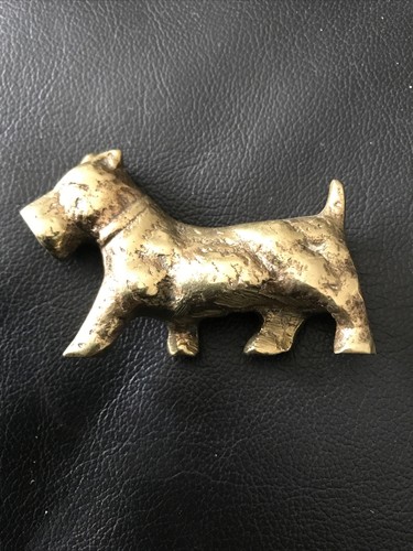 Brass scottish terrier scottie - brass,