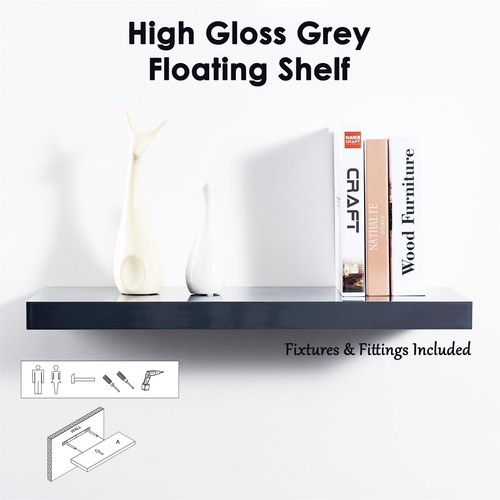 Modern high gloss - high, shelf