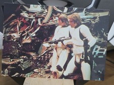 Vintage Star Wars New Hope Postcard 1977 Trash Compactor Han Solo Luke Skywalker