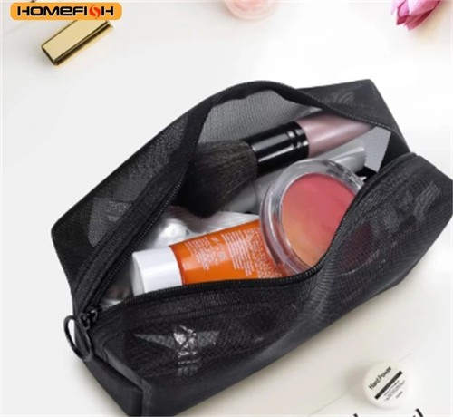 Large mesh toiletry bag - mesh,