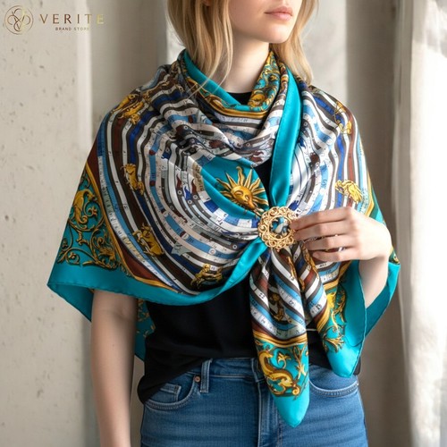 Rare vintage hermes - silk, scarf