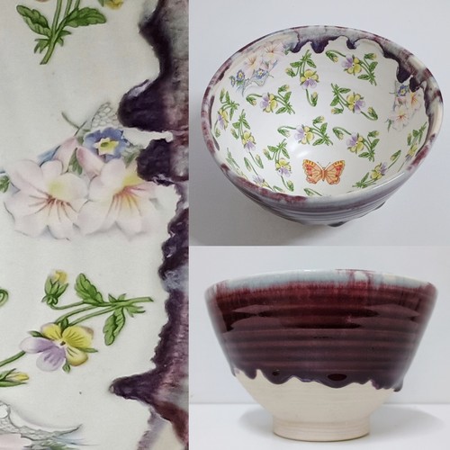Studio pottery drip glaze - drip,