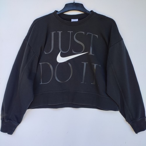 Nike black just cropped - nike,