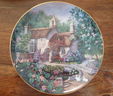 Vintage Franklin Mint Lilliput Lane Collector Plate – "Convent in the Woods"