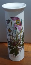 VINTAGE Portmeirion Botanic Garden 9" VASE Christmas Rose 80s Excellent Cond