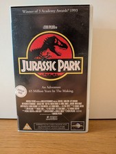 Jurassic Park VHS Video Tape