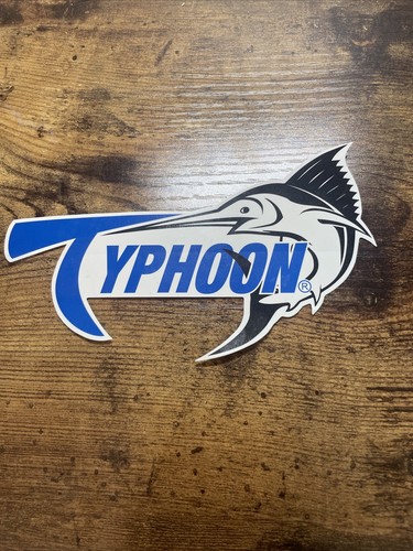 Typhoon sticker decal - typhoon, marlin