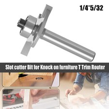 1/4'' Shank Router Bit Biscuit Joiner Wood Cutter T-slot for Campervan Motorhome