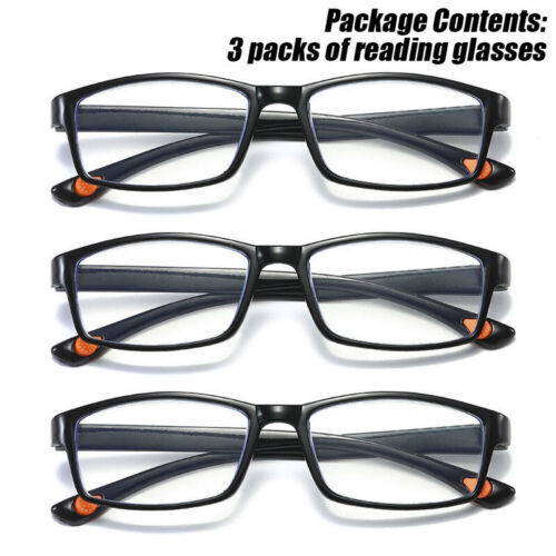 Pack mens reading - 3, glasses