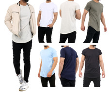 2x Mens Plain Short Sleeve