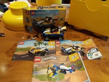 LEGO CREATOR 3-IN-1 OFF ROAD DUNE BUGGY/ AEROPLANE/QUAD BIKE 31087 (COMPLETE) 