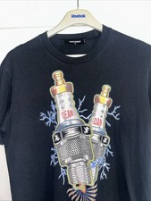 Dsquared2 Men’s T Shirt M Made In Italy Sparking Twins Lovely Condition