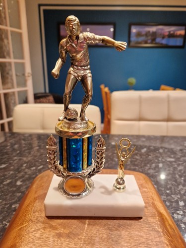 Classic football figure trophy - football,