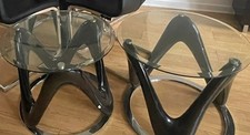 oval glass top coffee table