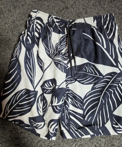 Primark boys black white leaf - black/white,