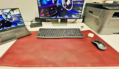 Genuine leather desk - desk, mat