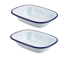 Falcon 20cm Oblong Enamel Pie