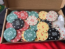 Poker Table Mat and Chips Set