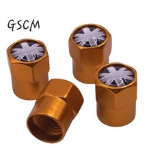 x4 Gold Union Jack Valve Dust