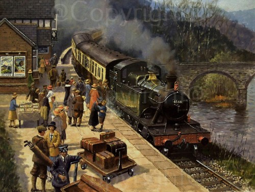 The llangollen railway - the,