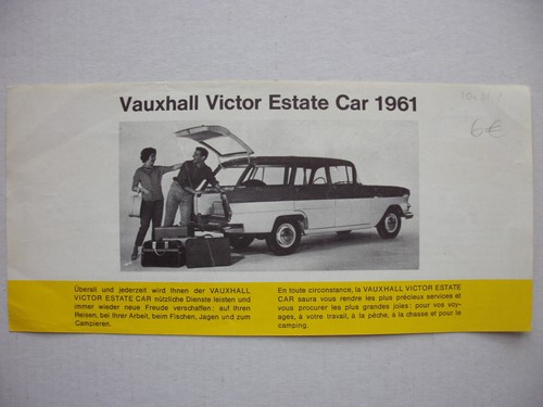 Vauxhall victor estate 1961 - estate,