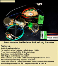 Stratocaster Solderless Wiring