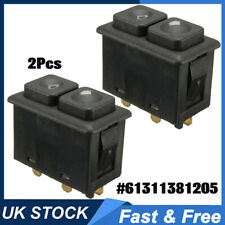 2Pcs illuminated Front Left Power Window Switch For BMW E23 E28 E30 #61311381205