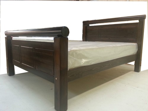 Chunky pine bed frame - frame, with