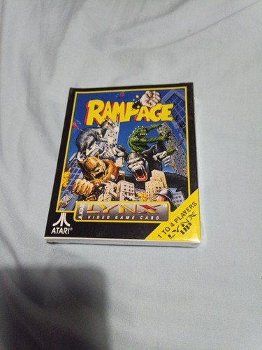 Atari lynx rampage video game - atari,