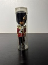 Vintage 8.5" British Royal Palace Beefeater Guard Doll With Sword & Flag Boxed