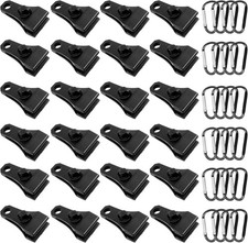 Upgrade Large Tarp Clips Heavy Duty Lock Grip  Total 48 PCs Tarp Clamps Thumb