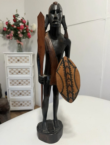 African hand carved wooden - african,