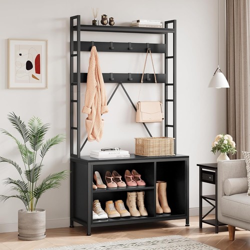 Hall tree with bench coat - hall,