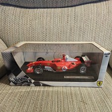 hot wheels 1:18 Michael Schumacher 2004 F1 - unopened - video 