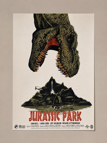 Mondo jurassic park poster - jurassic,