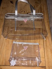 GUESS Transparent Beach Bag +