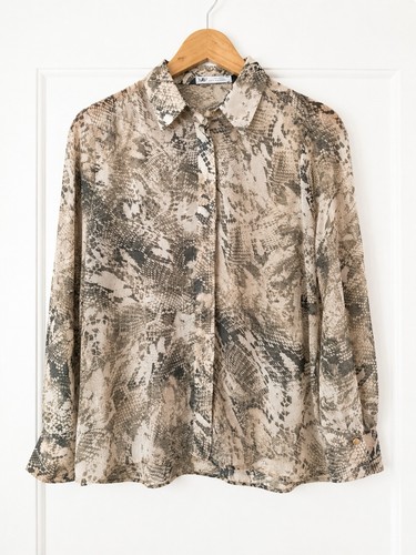 Zara snake print sheer - zara,
