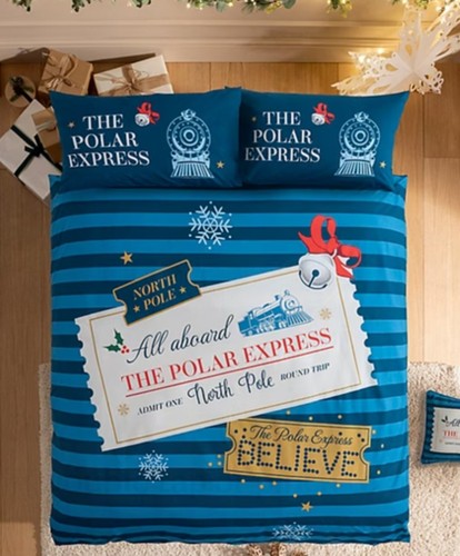 Polar express christmas duvet