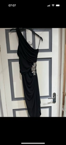 Black one shoulder jane norman - shoulder,