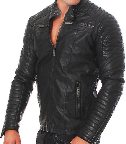 Mens club black biker real - mens,