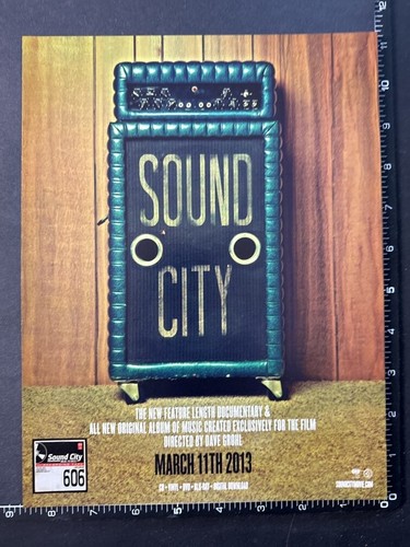 Sound city documentary 12x8 - sound, 12x8"