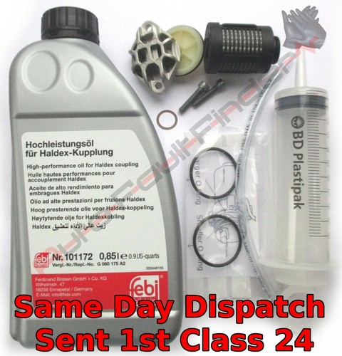 Haldex oil filter service - oil,