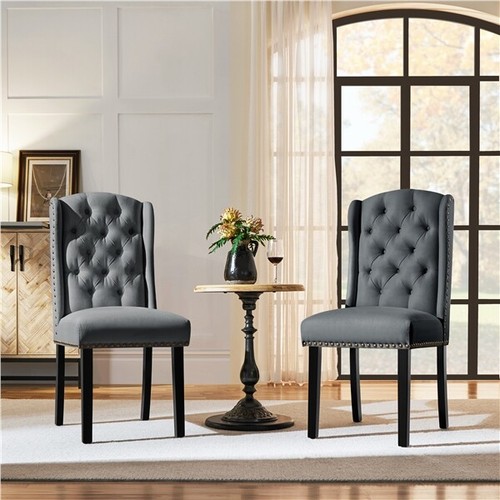 Dining chairs set high - of,
