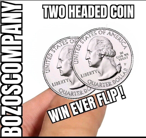 Double headed quarter - double,